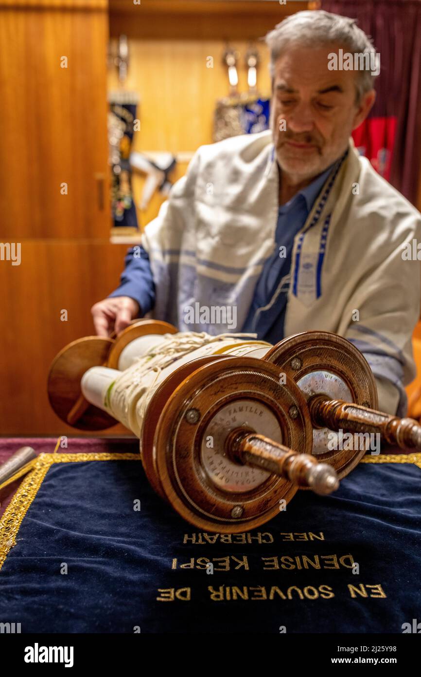 Unknown Person - Sefer Torah