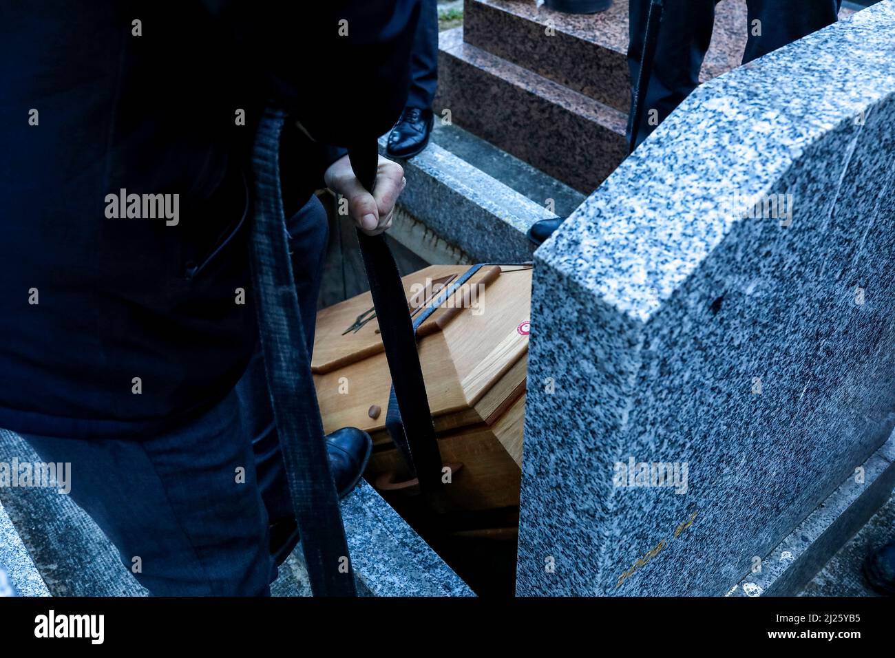 Funeral in Nanterre, France Stock Photo Alamy