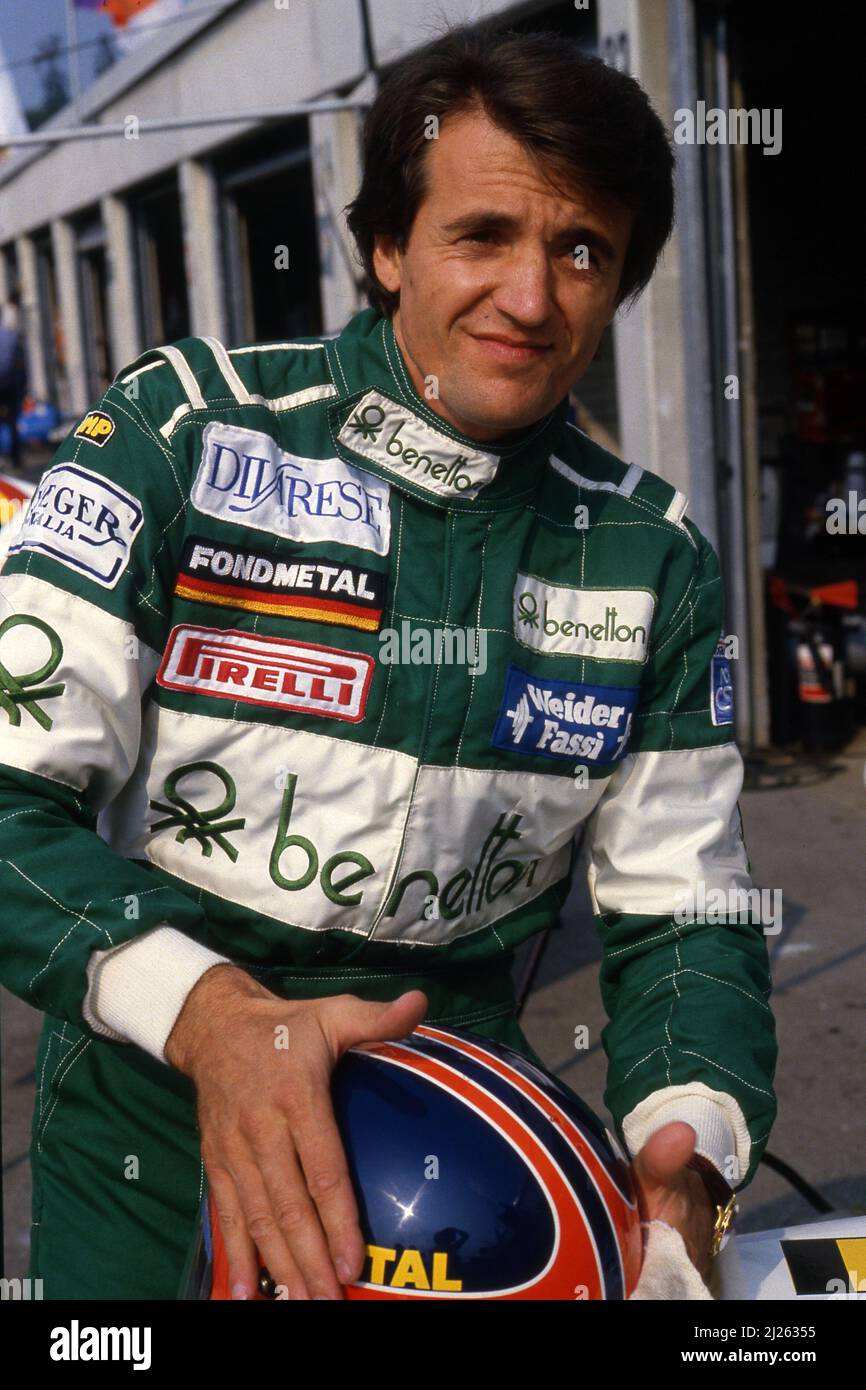 Piercarlo Ghinzani (ITA) Toleman Stock Photo Alamy