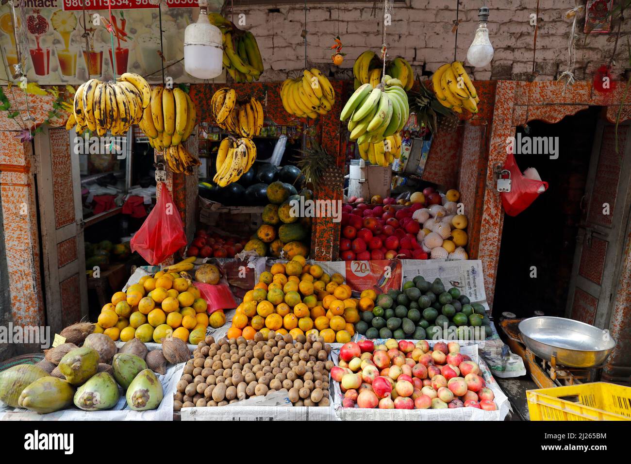 Fresh fruits for sale at market Stock Photo Alamy