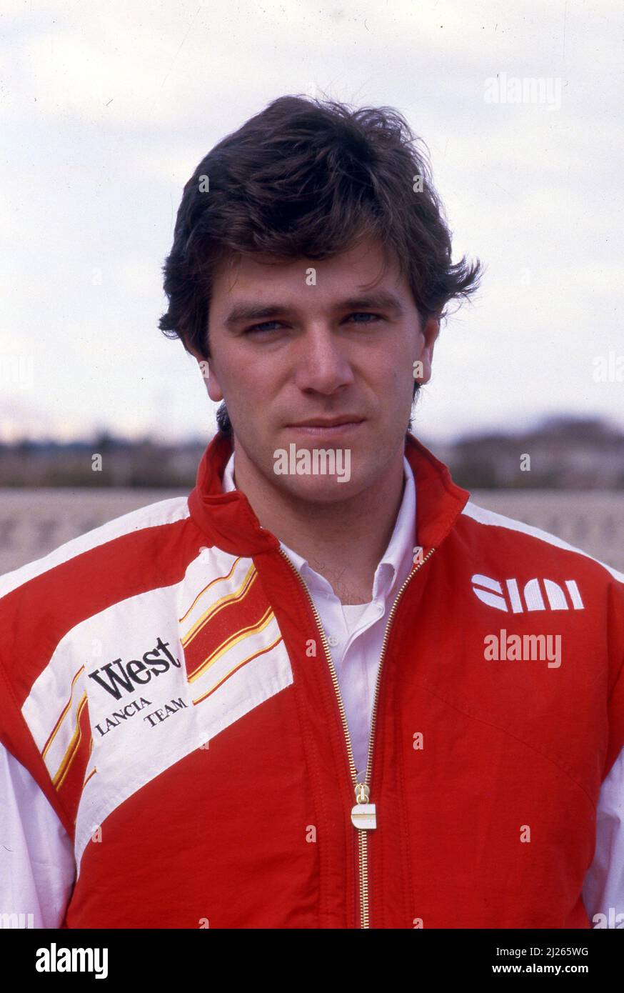 Andrea Zanussi (ITA) West Lancia Team Tre Gazzelle Stock Photo - Alamy