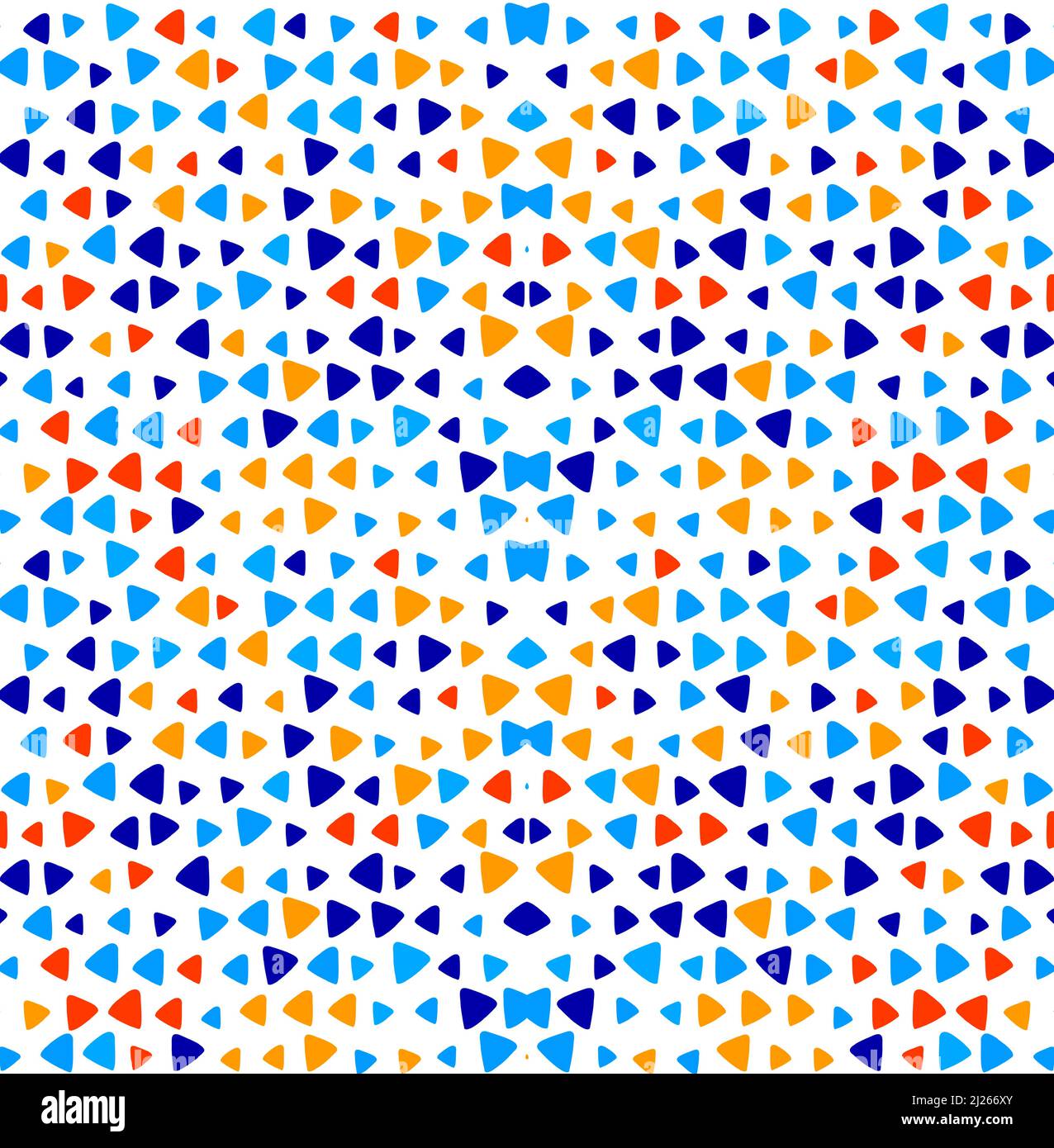 Doodle Triangle Colorful Pattern Background Stock Vector
