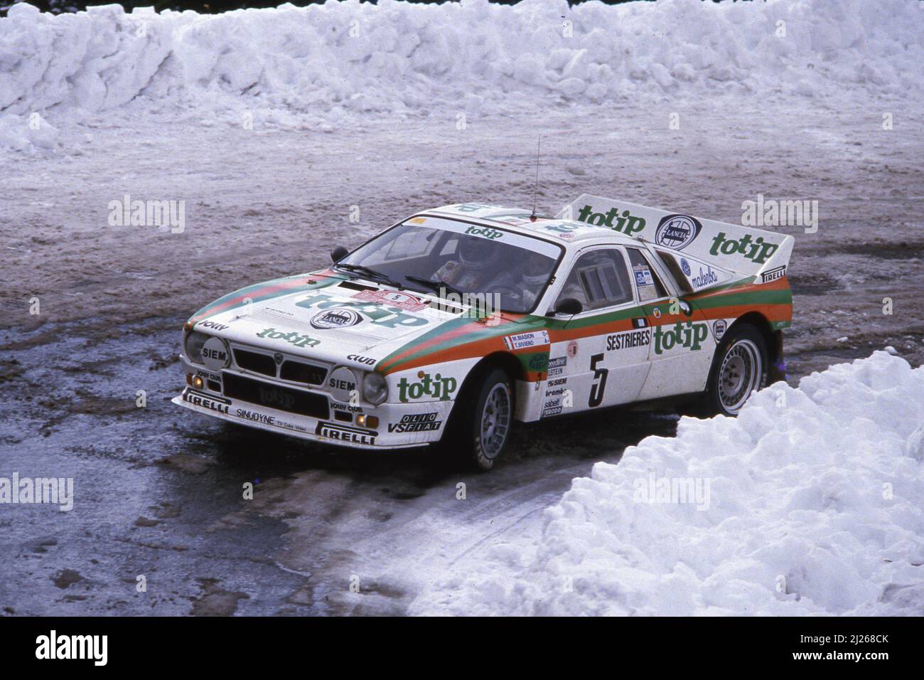 Miki - Miki Biasion e Tiziano Siviero Lancia Rally 037 Gr.B - Jolly Club 1985 Rally Costa Brava