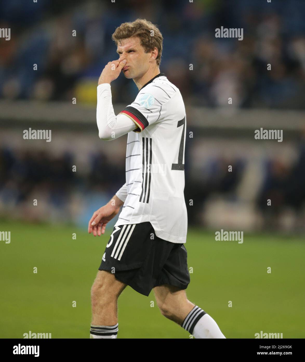 Thomas Mueller of germany verschiesst Elfmeter Fussball LŠnderspiel