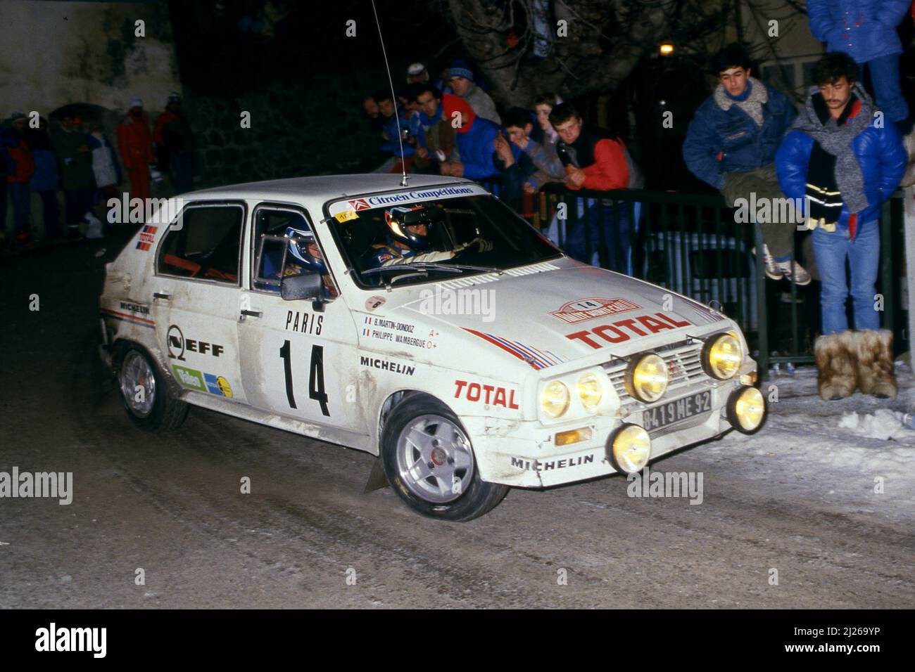 CITROEN VISA 1000 Pistes 1985 Rallye Monte Carlo Scale 1/43 Altaya EUR