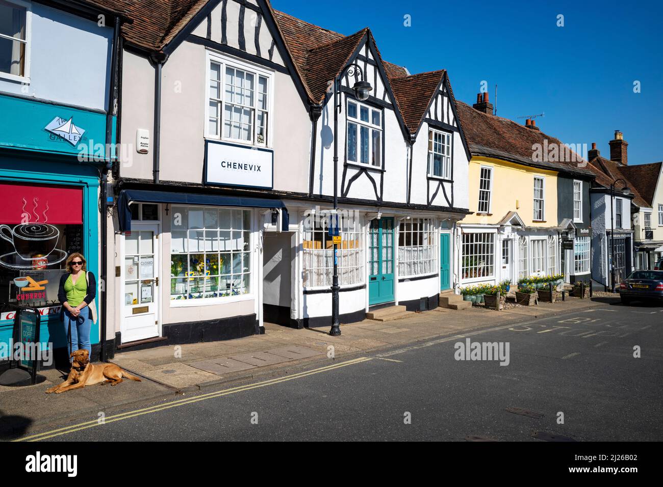 Market Hill Woodbridge Suffolk UK Stock Photo Alamy
