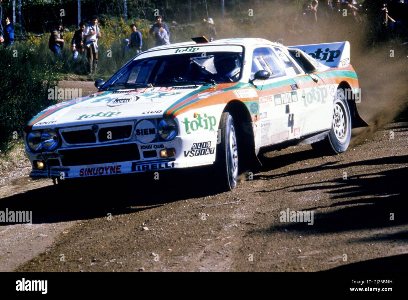 Massimo Miki Biasion (ITA) Tiziano Siviero Lancia Rally 037 GrB Jolly ...