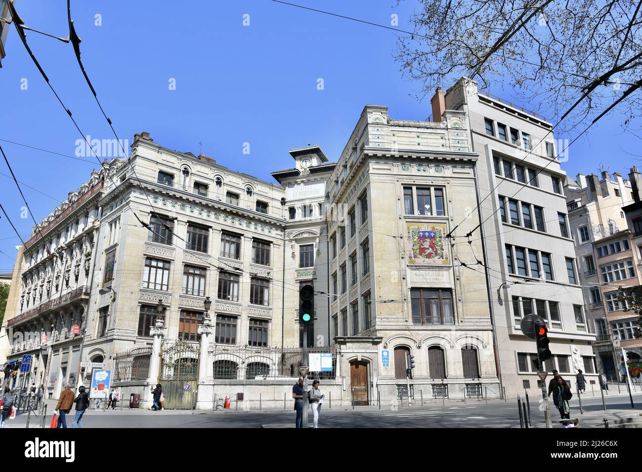 Lycee La Martiniere Diderot in the Monplaisir district of Lyon, France Stock Photo