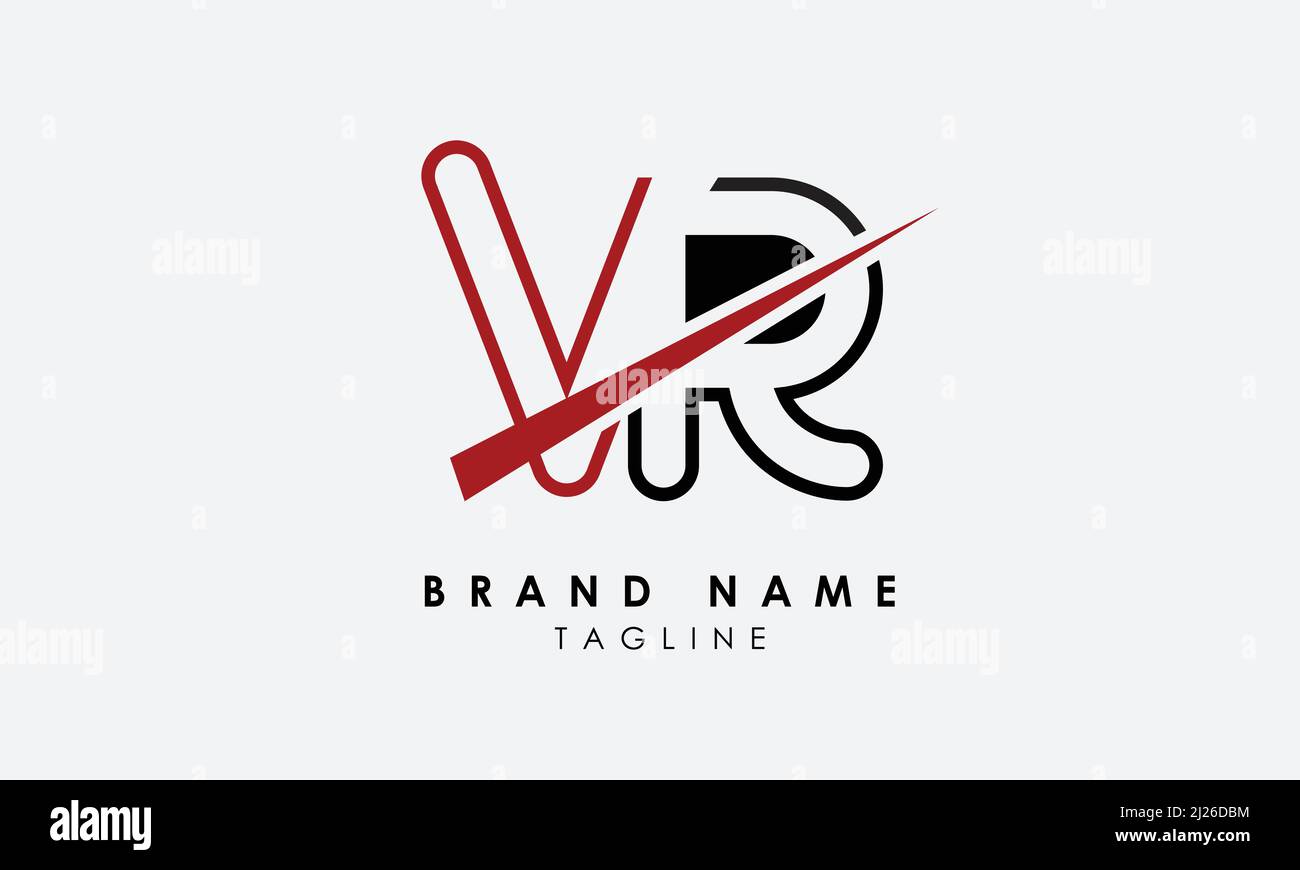 Alphabet letters Initials Monogram logo VR, RV, R and V Stock Vector ...
