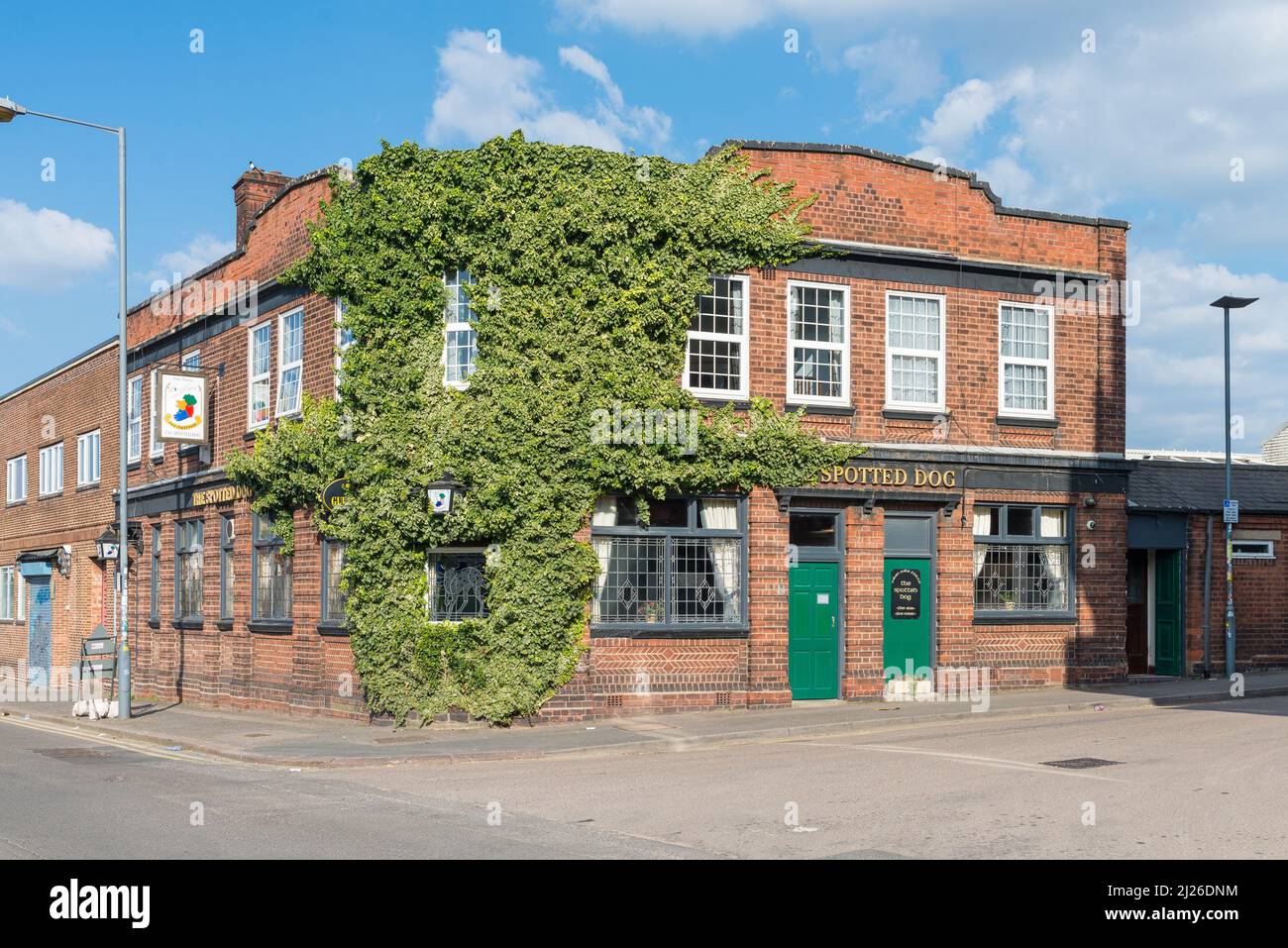 The Spotted Dog Irish pub with live music in Digbeth, Birmingham, UK Stock Photo