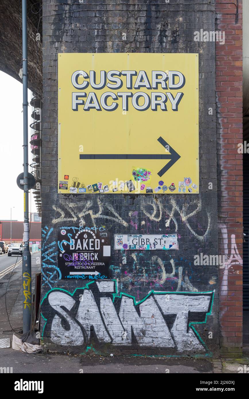 The Custard Factory in Digbeth, Birmingham Stock Photo Alamy