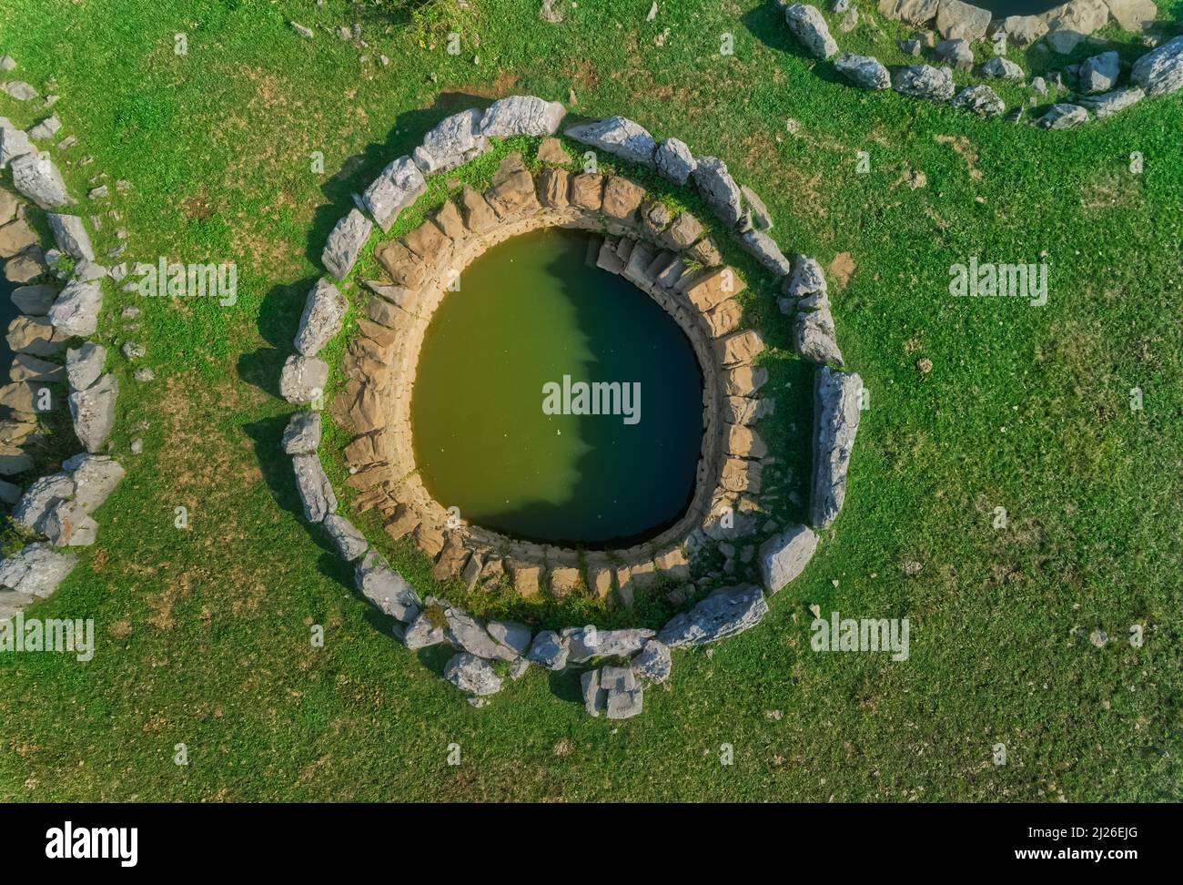 Ancient Rome Well Roman wells detail in Rajcice near Split Stock Photo - Alamy