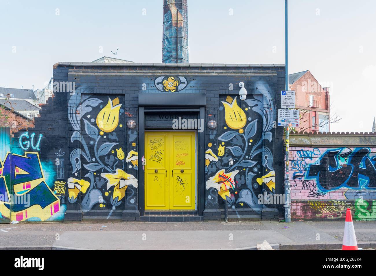 Floodgate Street in Digbeth, the creative quarter in Birmingham Stock ...