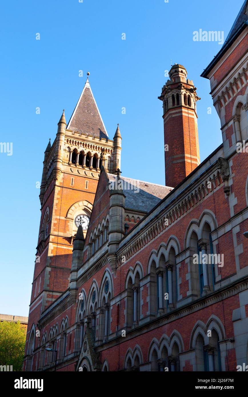 A view of Manchester Crown Court building, Minshull Street, Manchester Stock Photo