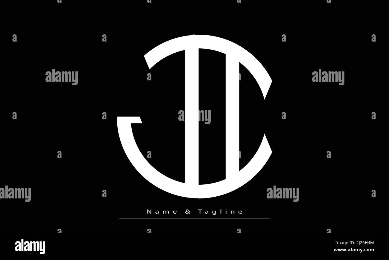 Alphabet letters Initials Monogram logo JI , IJ Stock Vector Image ...