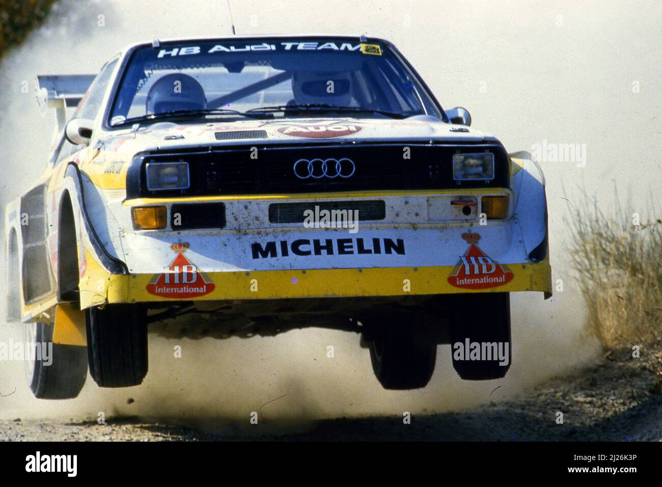 Walter Rohrl (GER) Christian Geistdorfer (GER) Audi Sport Quattro E2 ...