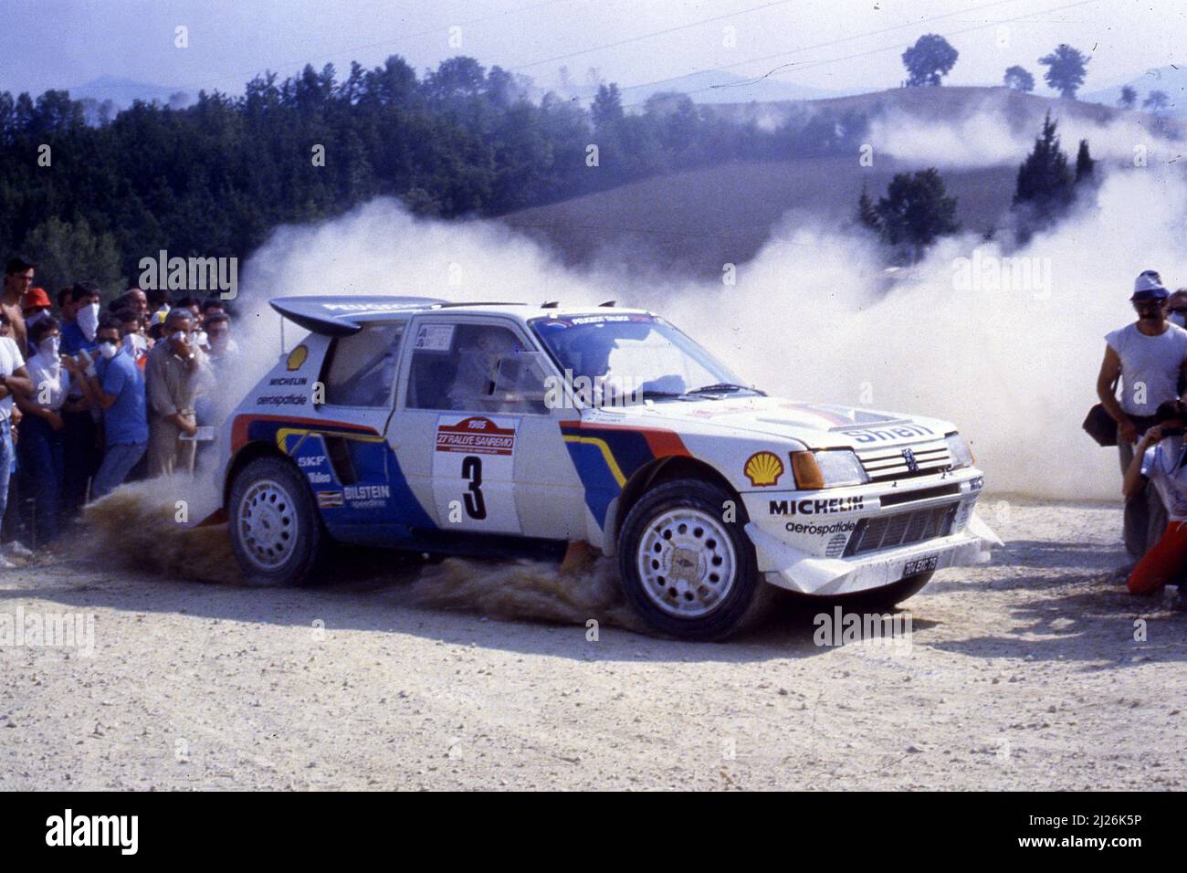 Timo Salonen (FIN) Seppo Harjanne (FIN) Peugeot 205 Turbo 16 E2 GrB