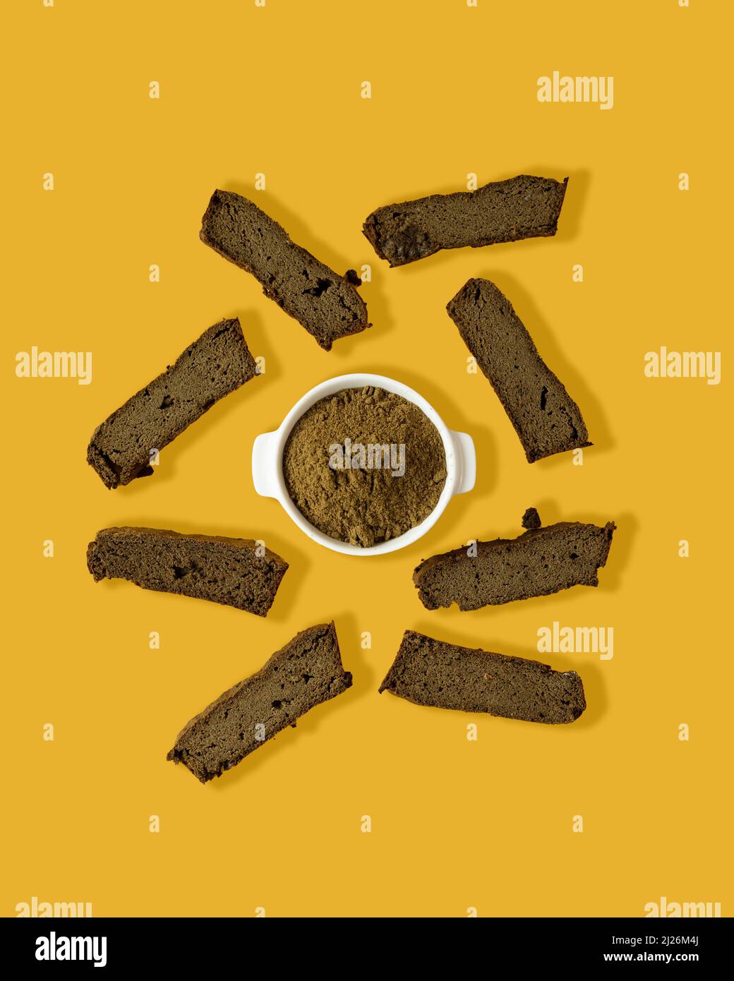 Ketogenic diet food, low carb homemade healthy sandwich made with hemp