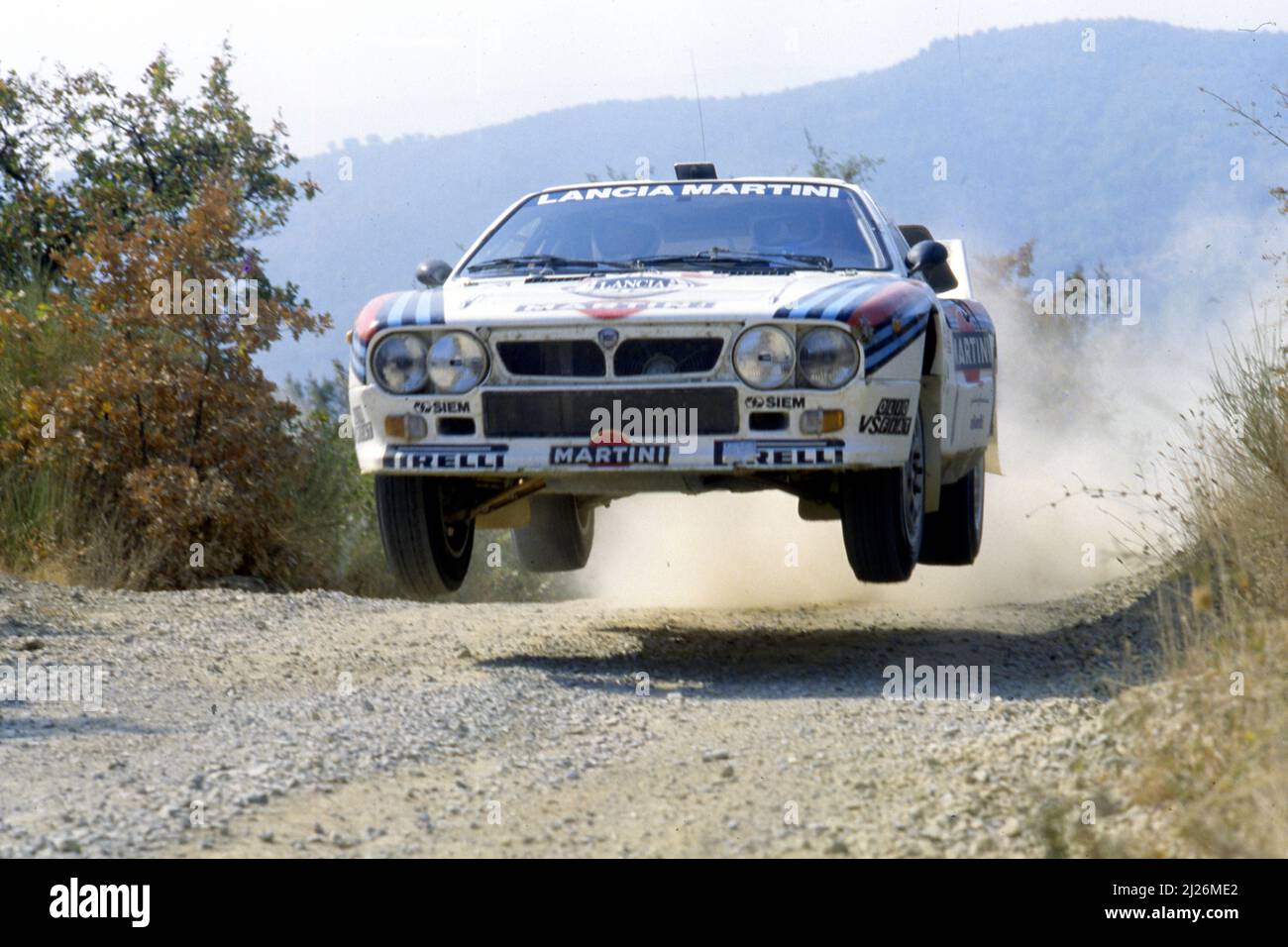 Alén Markku − Kivimäki Ilkka − Lancia 037 Rally − Rallye Sanremo 1985