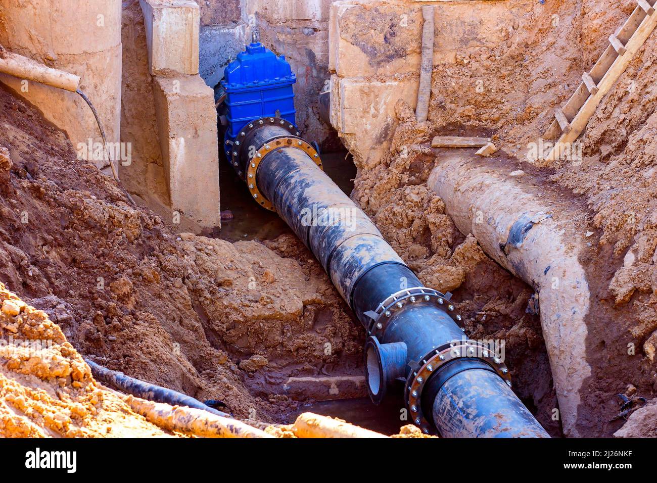 Utility water supply connection hi-res stock photography and images - Alamy