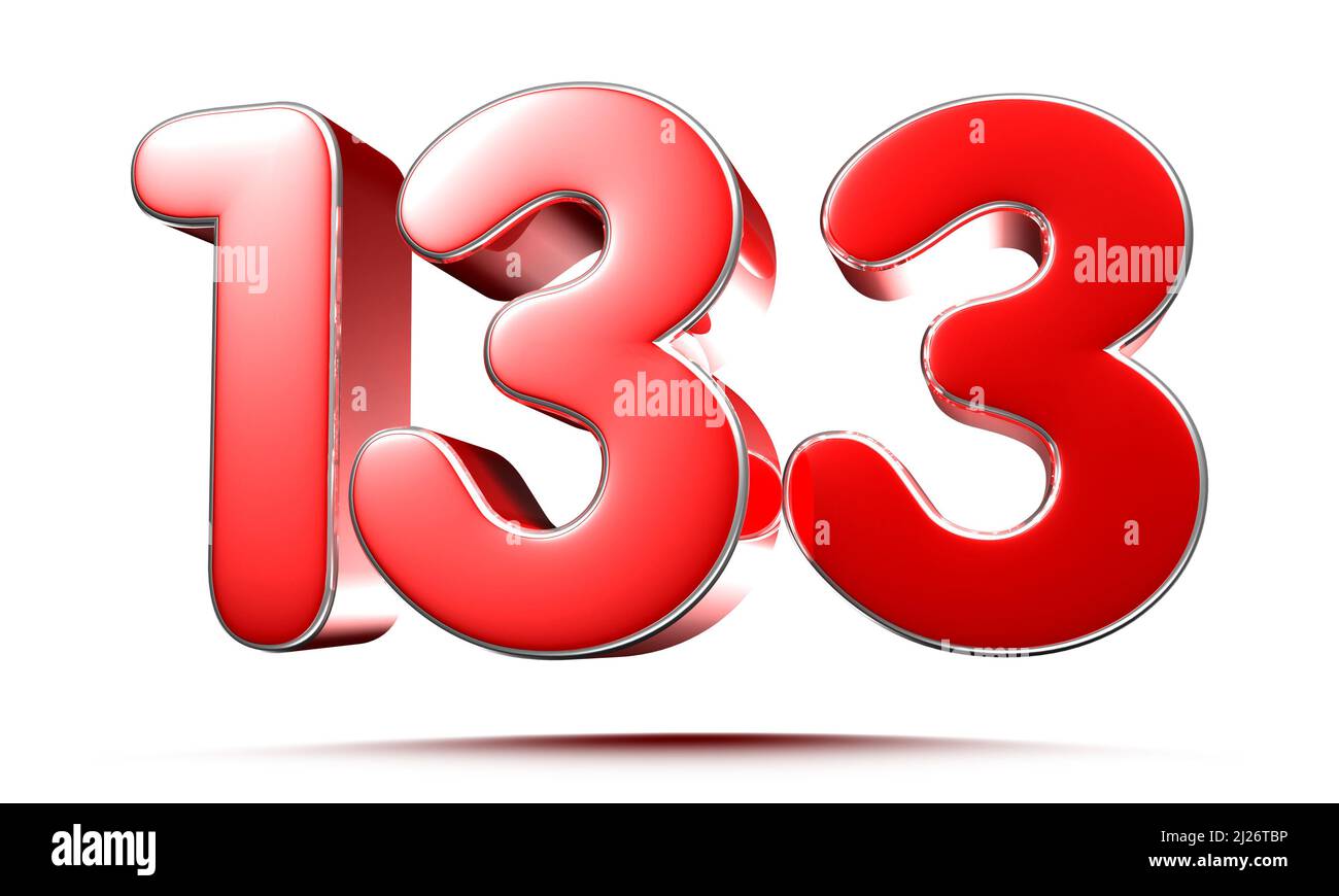 3d number 133 hi res stock photography and images Alamy