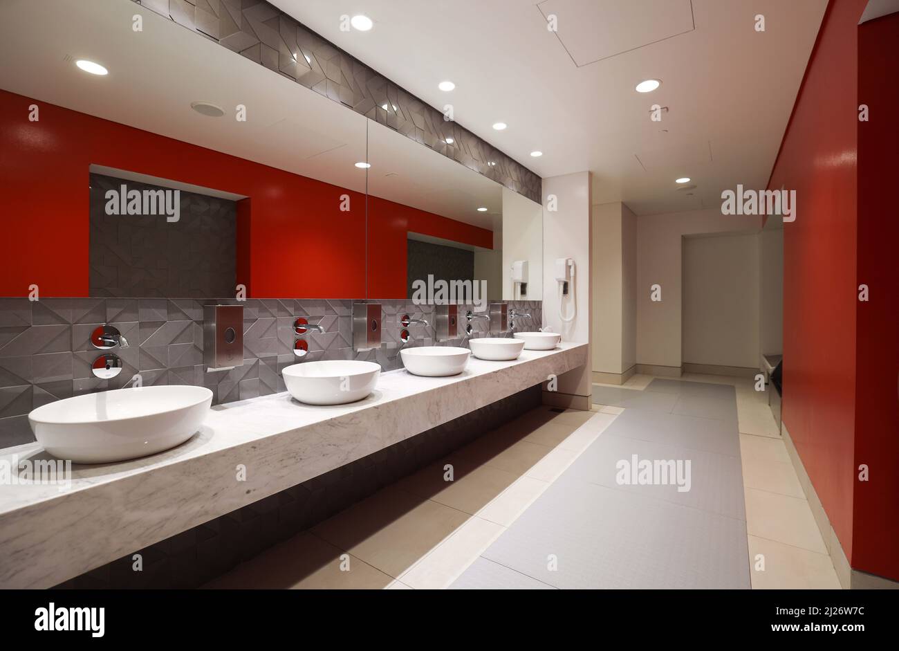 Doha, Qatar. 29th Mar, 2022. A view of the shower and wash area in one