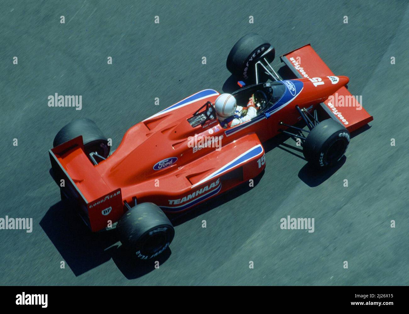 Alan Jones AUS Lola THL 2 Ford Beatrice Racing Stock Photo Alamy