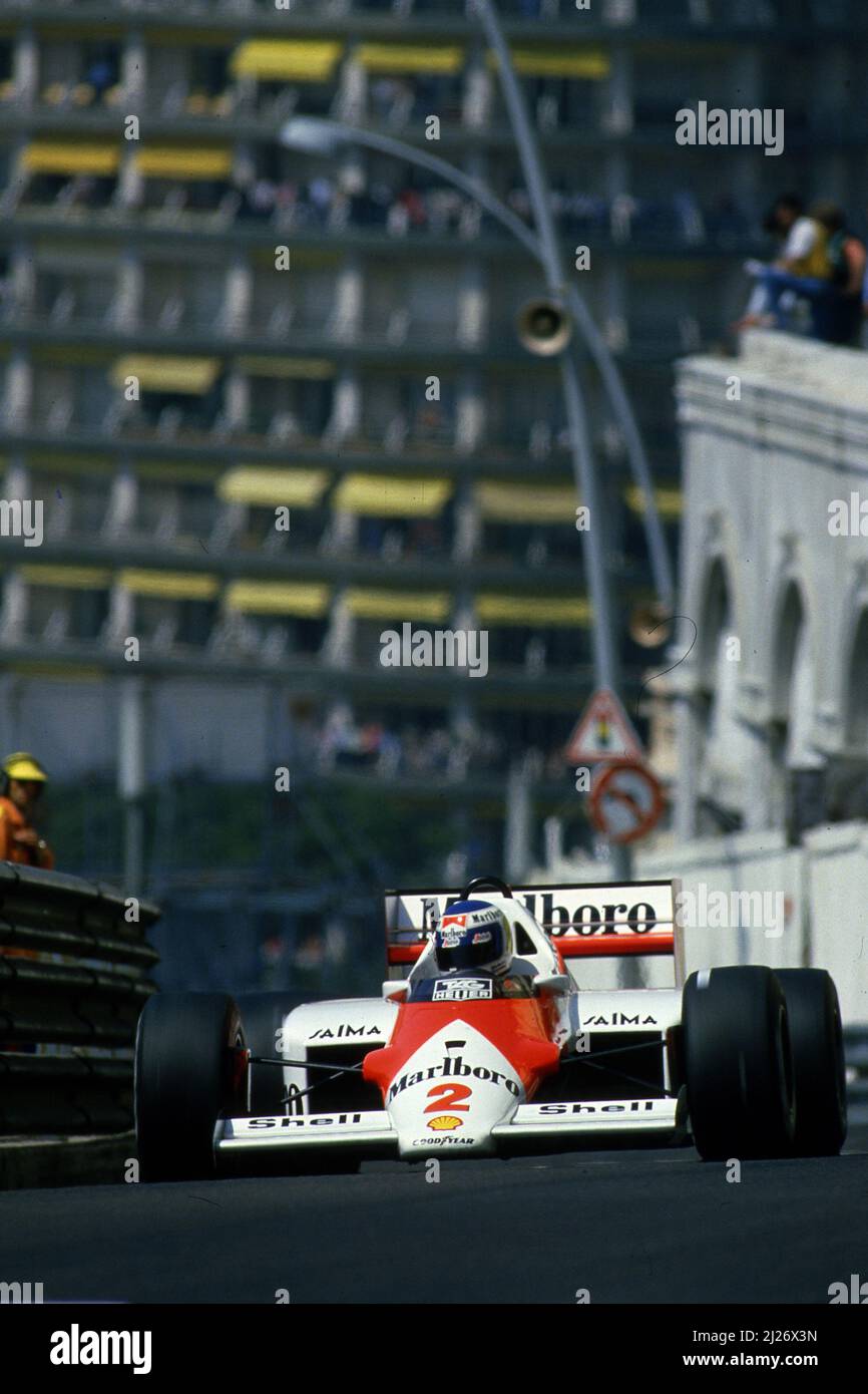 Keke Rosberg (FIN) McLaren MP4/2C Tag Porsche Marlboro Light