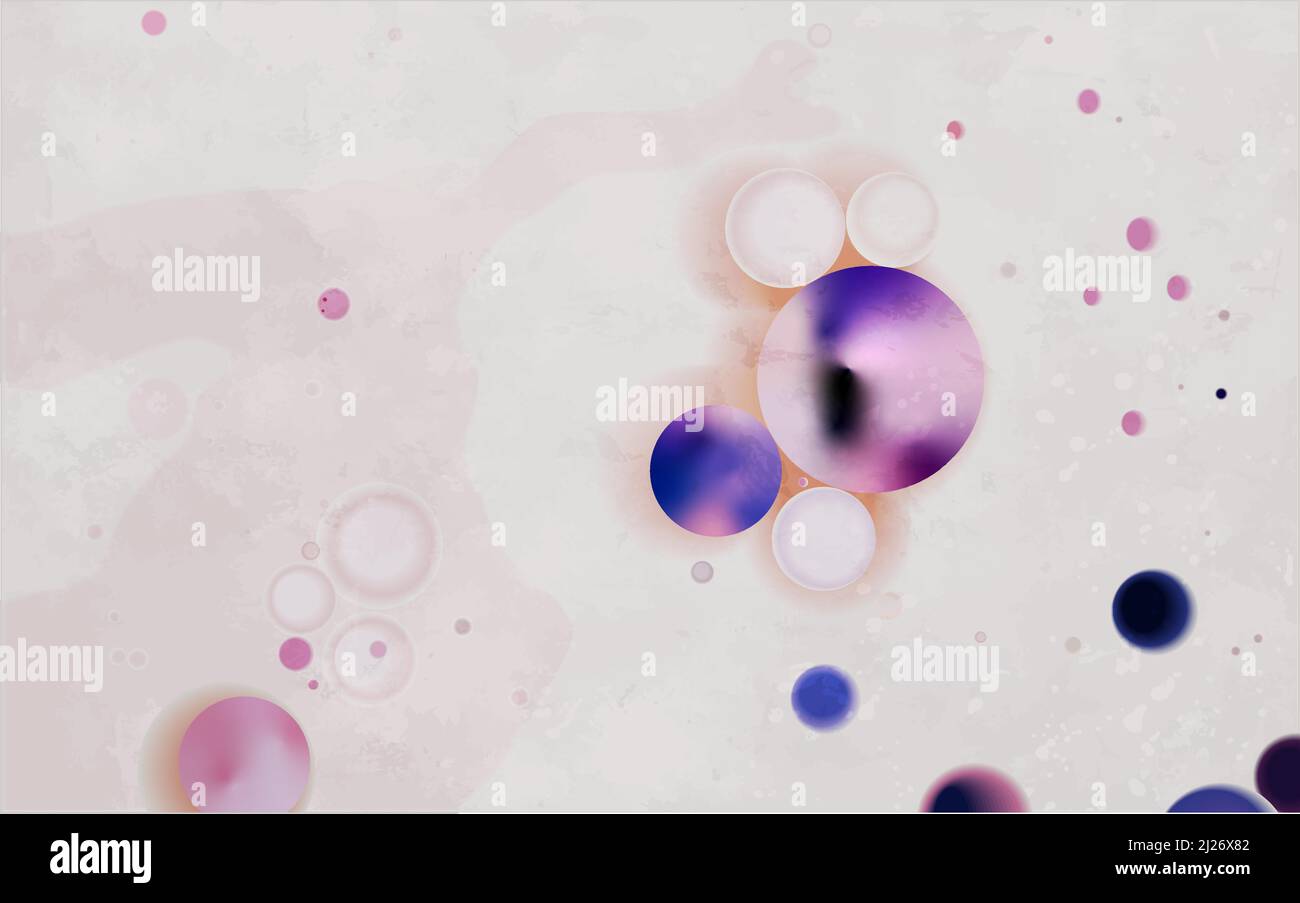 Abstract Gradient Background Dots Multi Color Stock Vector