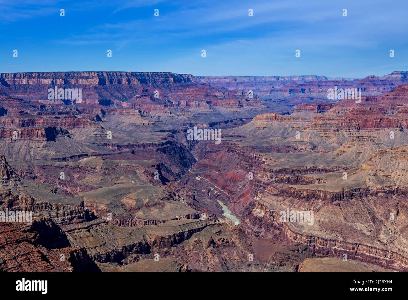 View Of Grand Canyon From Desert View Point Stock Photo