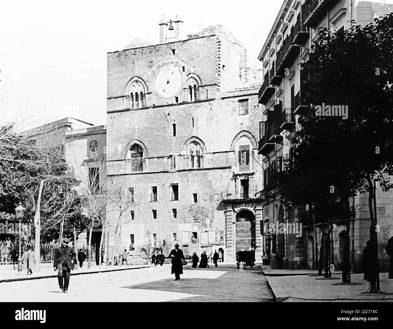 Palazzo del Tribunale, Palermo, Sicily, Italy, early 1900s Stock Photo