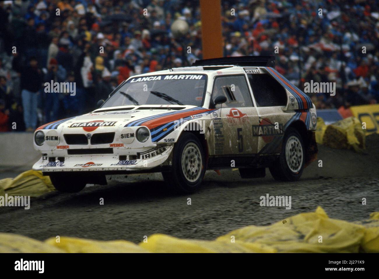 1989 * Poster Original Lancia Delta Martini Racing, Miki Biasion Campione del Mondo (A