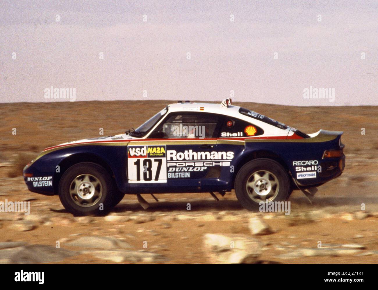Roland Kussmaul (GER) Kendrick Unger (GER) Porsche 959 Porsche Rothmans ...