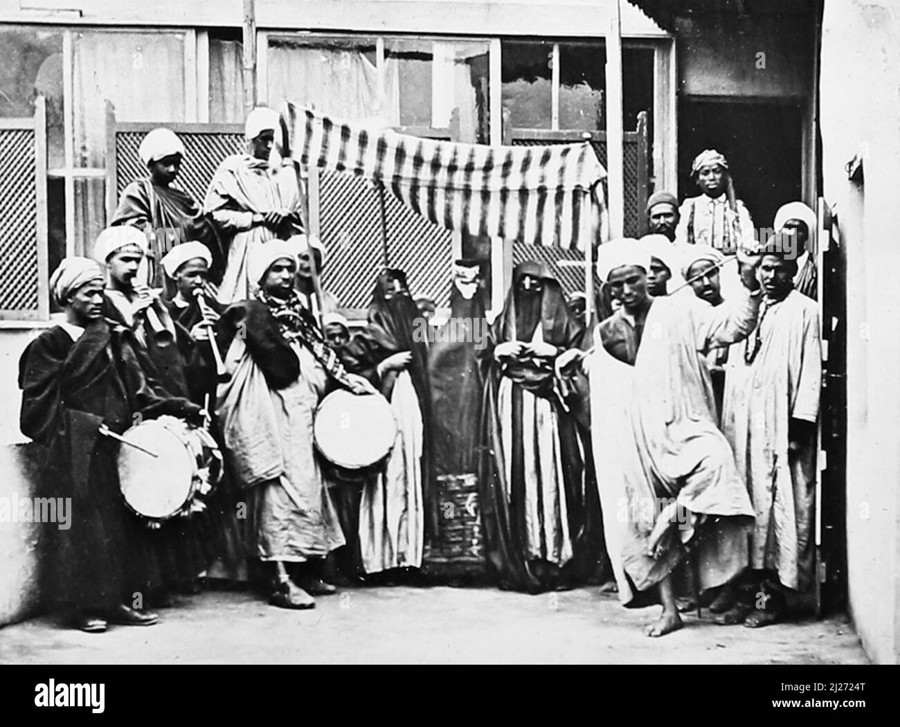 An Arab Wedding, Egypt, Victorian period Stock Photo