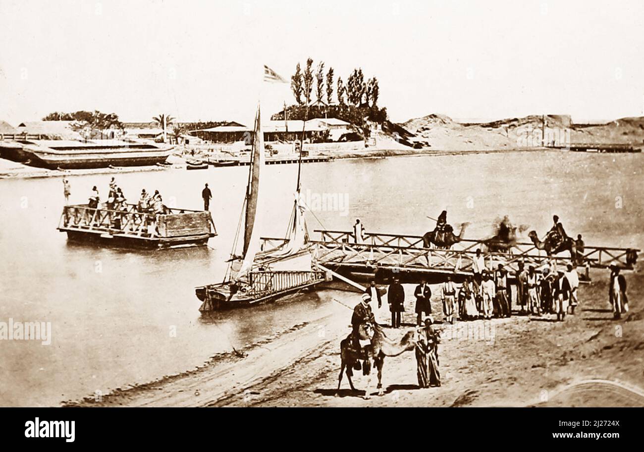 El Qantara, Egypt, Victorian period Stock Photo
