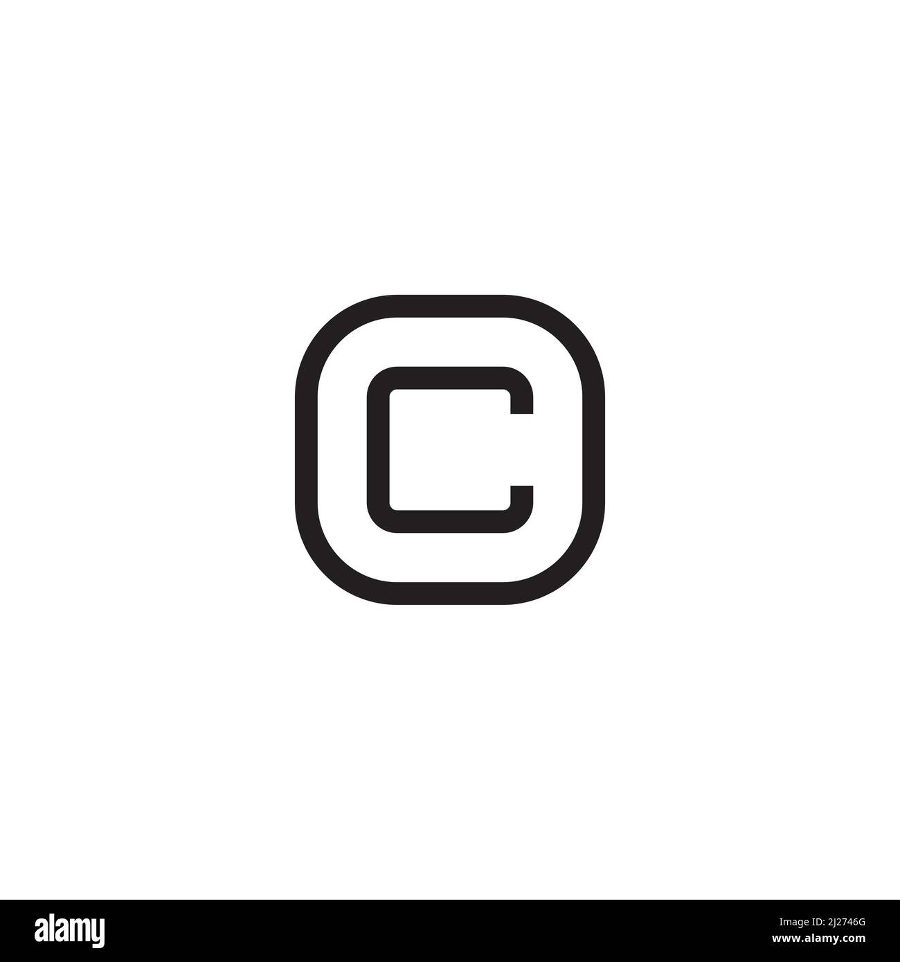 Letter C logo or icon design Stock Vector Image & Art - Alamy