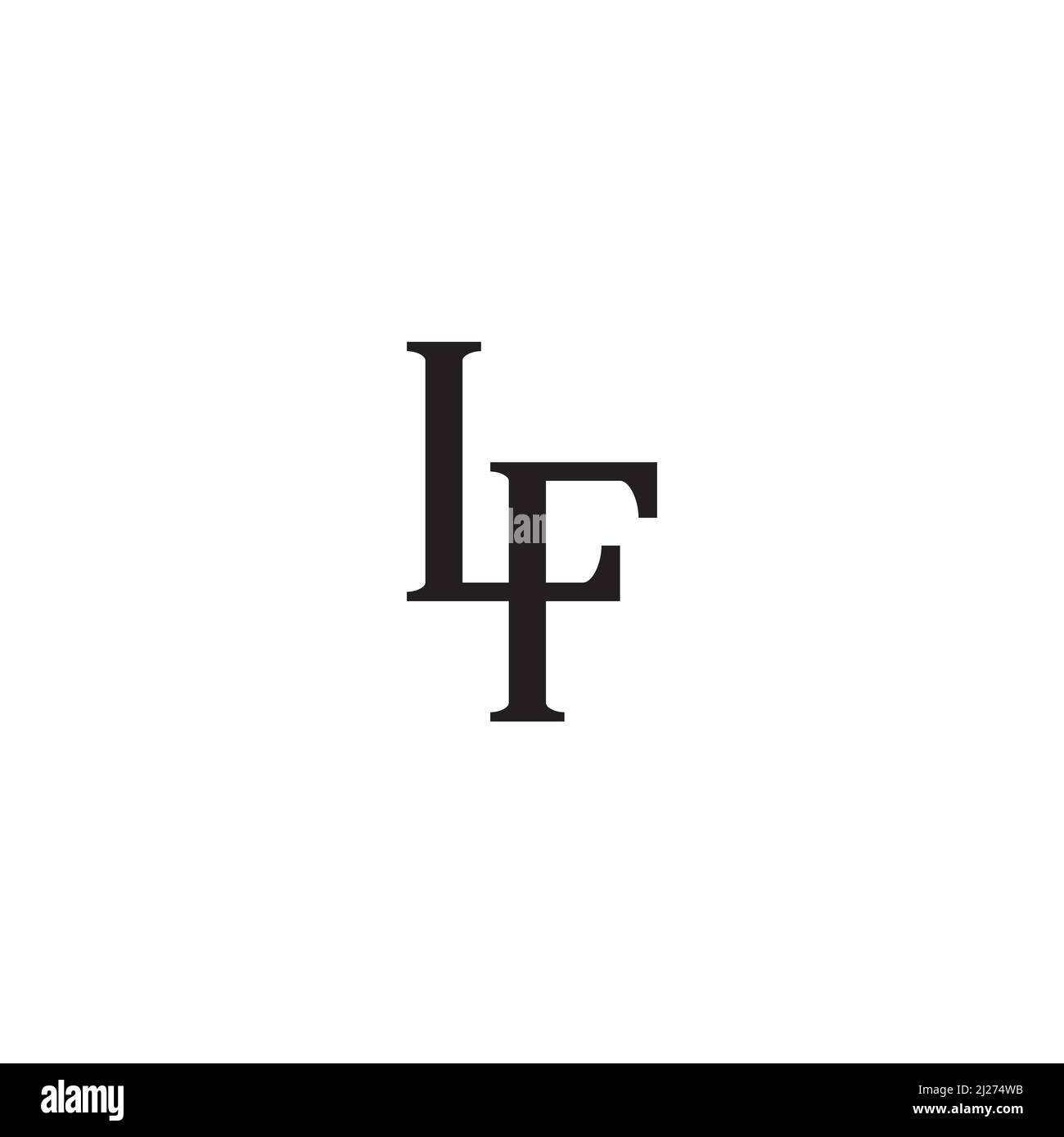 Letter LF logo or icon design Stock Vector Image & Art - Alamy