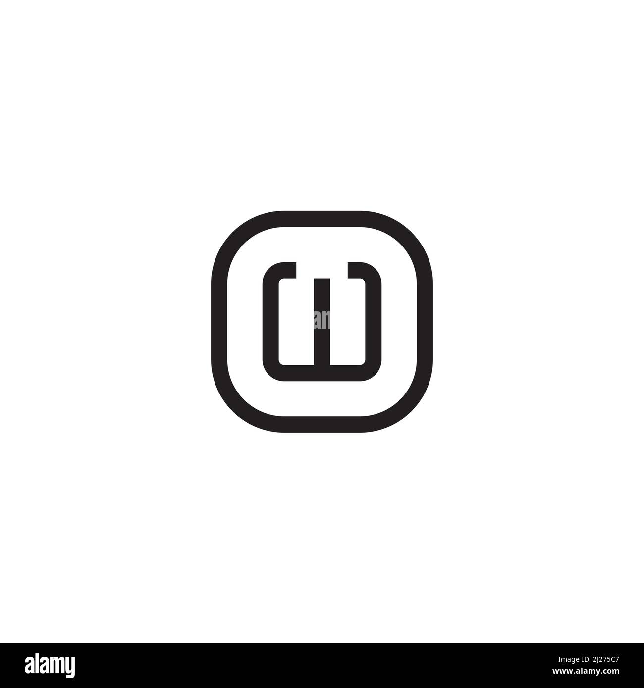 W logo Black and White Stock Photos & Images - Alamy