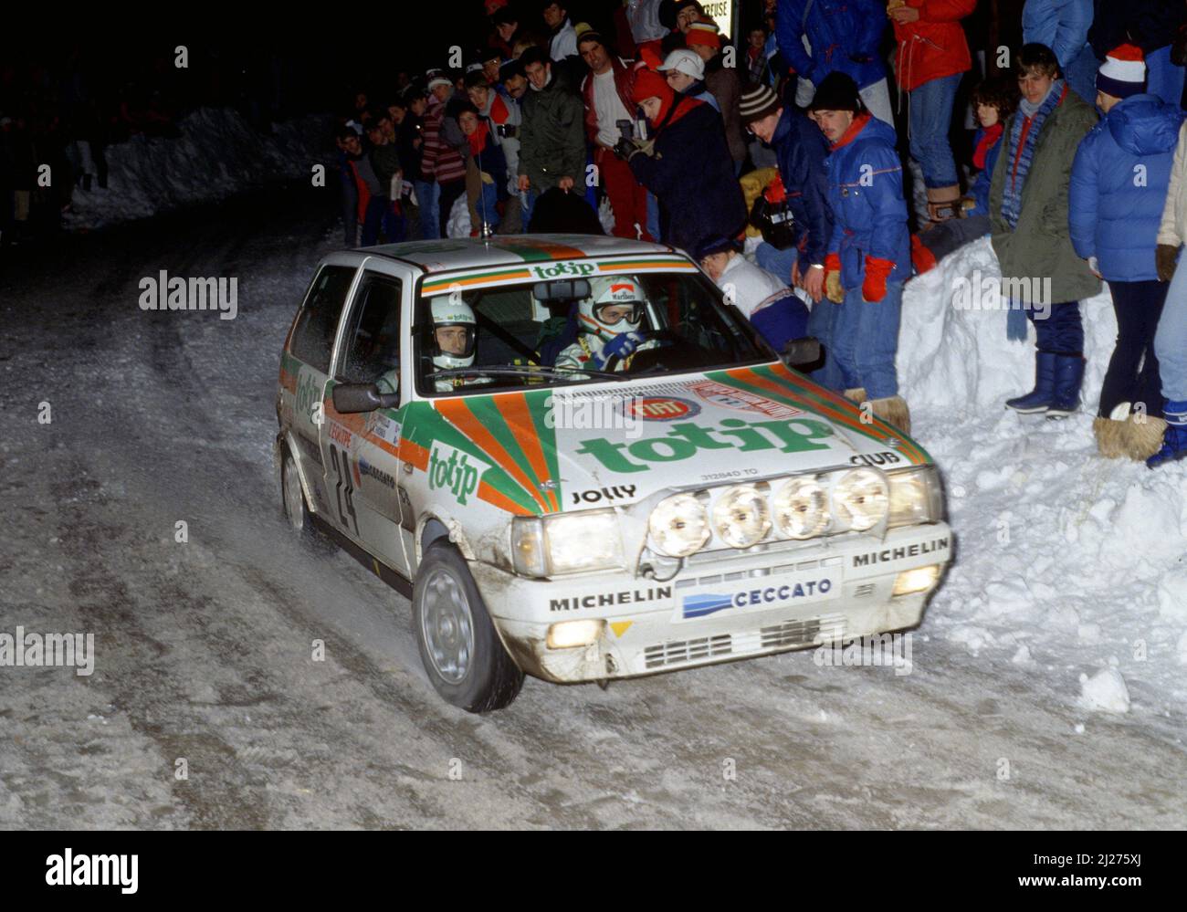 Alessandro Alex Fiorio (ITA) Luigi Pirollo (ITA) Fiat Uno Turbo GrA