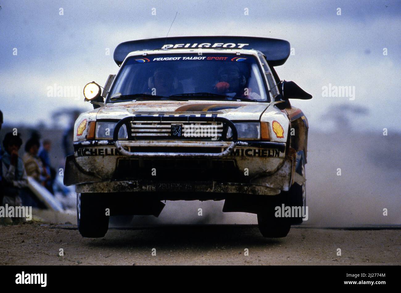 Rob Combes Rally Shekhar Mehta (EAK) Rob Combes (EAK) Peugeot 205 T16 E2 GrB Peugeot ...