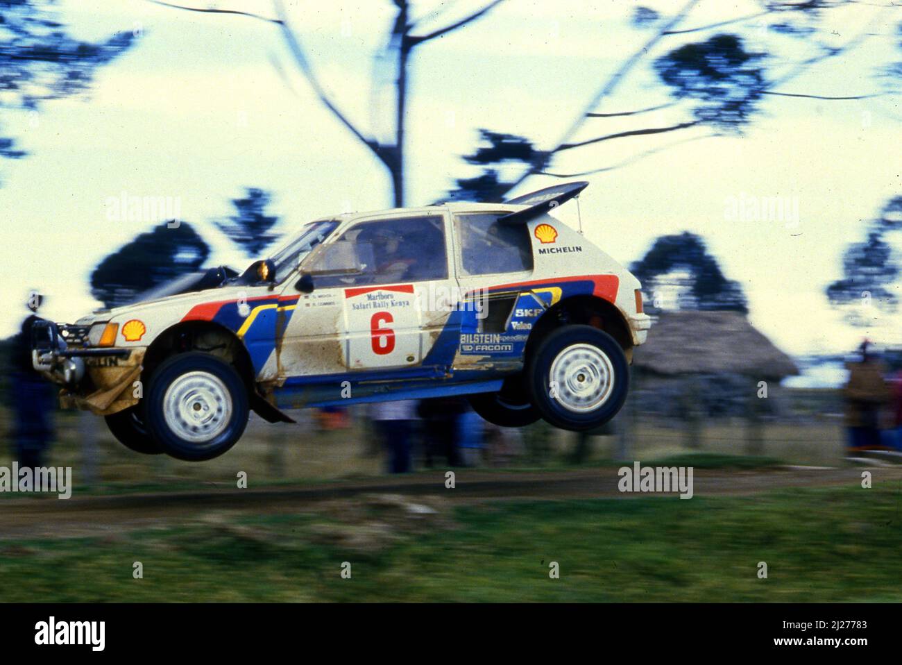 Rob Combes Rally Shekhar Mehta (EAK) Rob Combes (EAK) Peugeot 205 T16 E2 GrB Peugeot ...