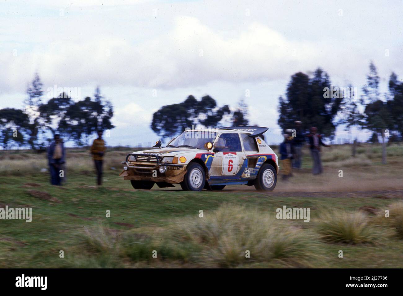 Rob Combes Rally Shekhar Mehta (EAK) Rob Combes (EAK) Peugeot 205 T16 E2 GrB Peugeot ...