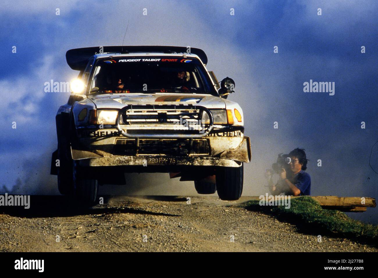 Rob Combes Rally Shekhar Mehta (EAK) Rob Combes (EAK) Peugeot 205 T16 E2 GrB Peugeot ...