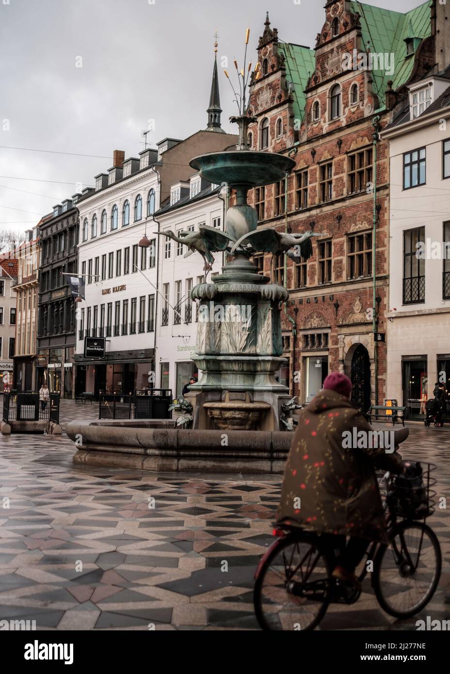 Pictures of daily life in the capital city of Denmark, Copenhagen, Stock Photo