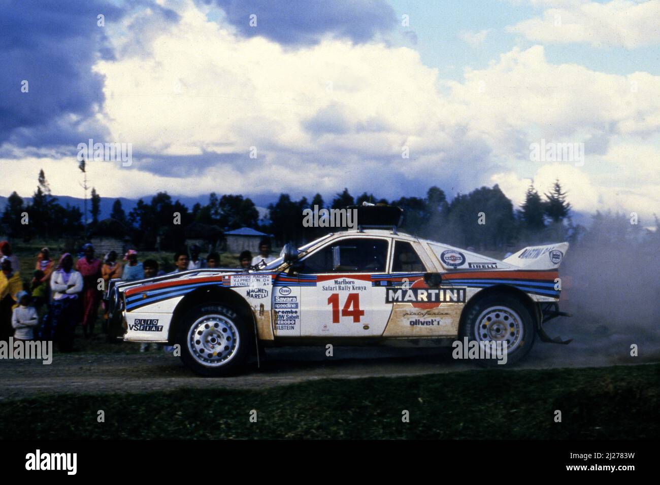 Vic Preston Jnr (EAK) John Lyall (EAK) Lancia Rally 037 GrB Lancia ...