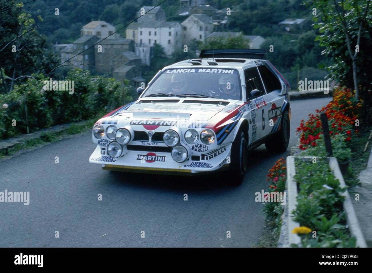 1989 * Poster Originale Lancia Delta Martini Racing, Miki Biasion, Safari Rallye (A
