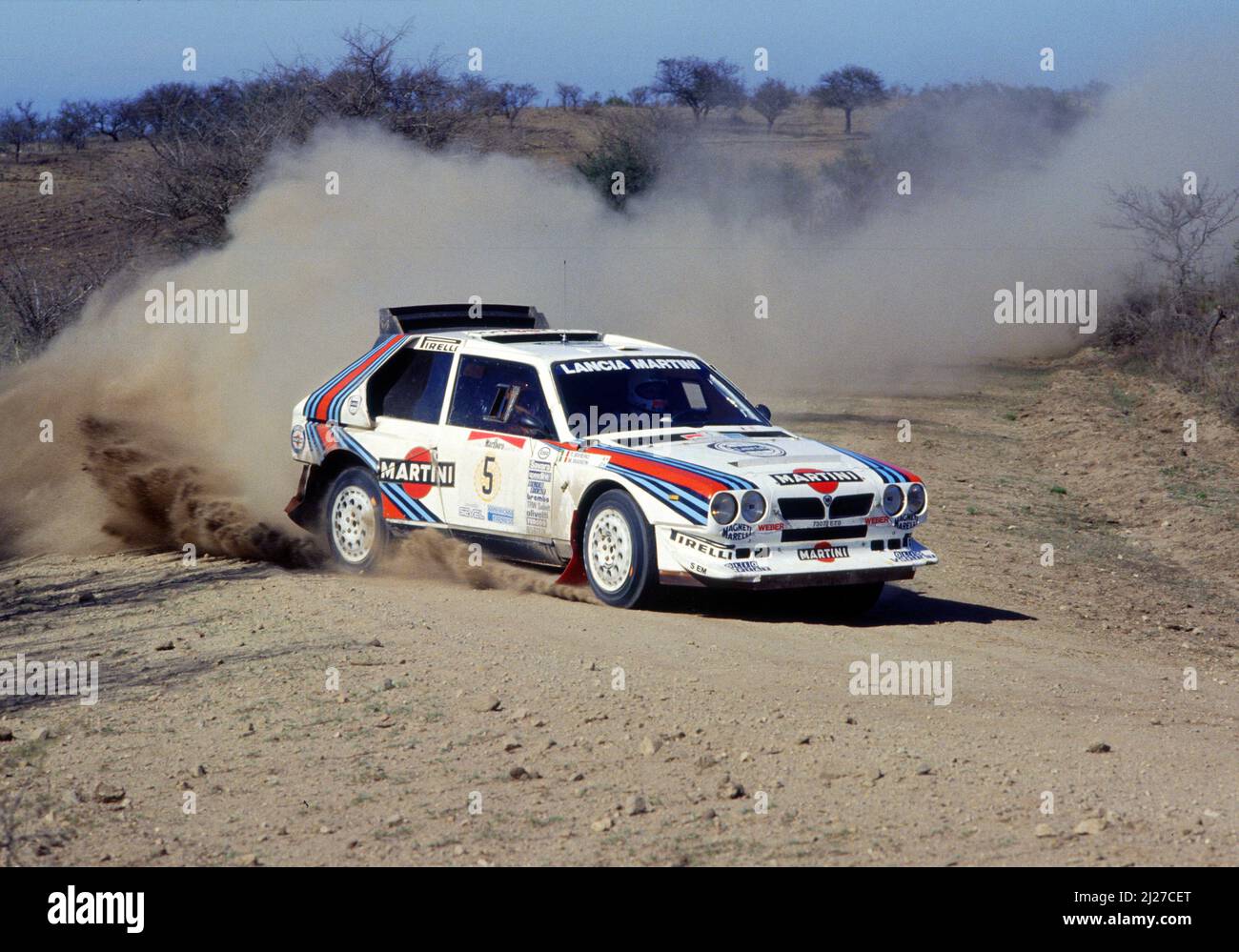 1989 * Poster Original Lancia Delta Martini Racing, Miki Biasion Campione del Mondo (A