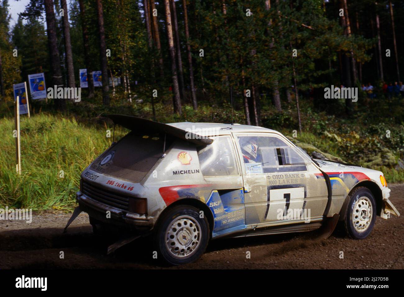 Voiture Peugeot 205 T16 Smoby, Jouet Plastique Occasion, Rallye