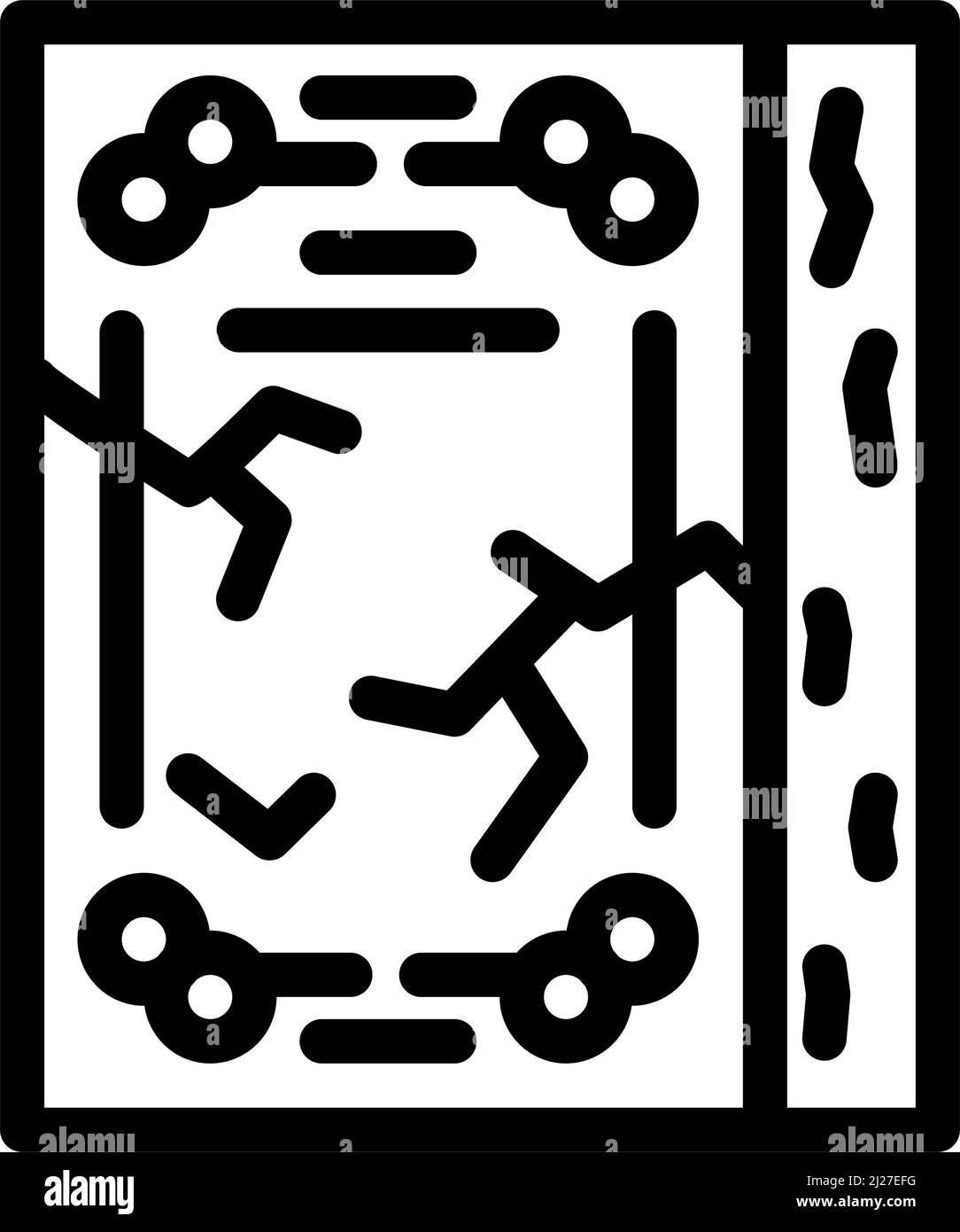 old vintage book line icon vector illustration Stock Vector Image & Art ...