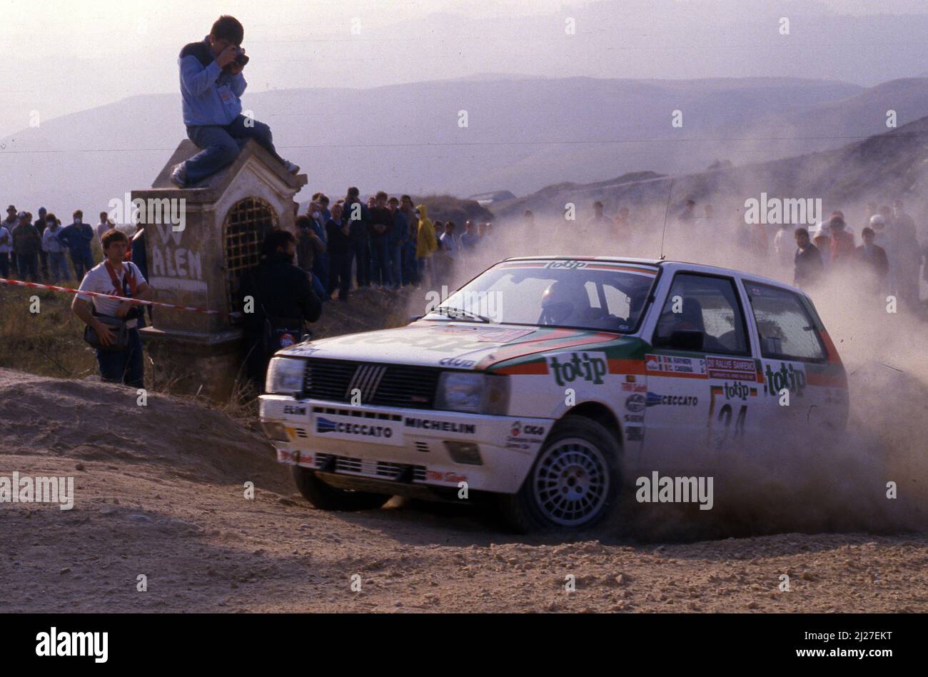 Michele Rayneri (ita) Carlo Cassina (ita) Fiat Uno Turbo Gra Jolly Club 